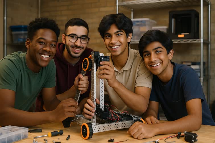 Boys FTC Robotics Team