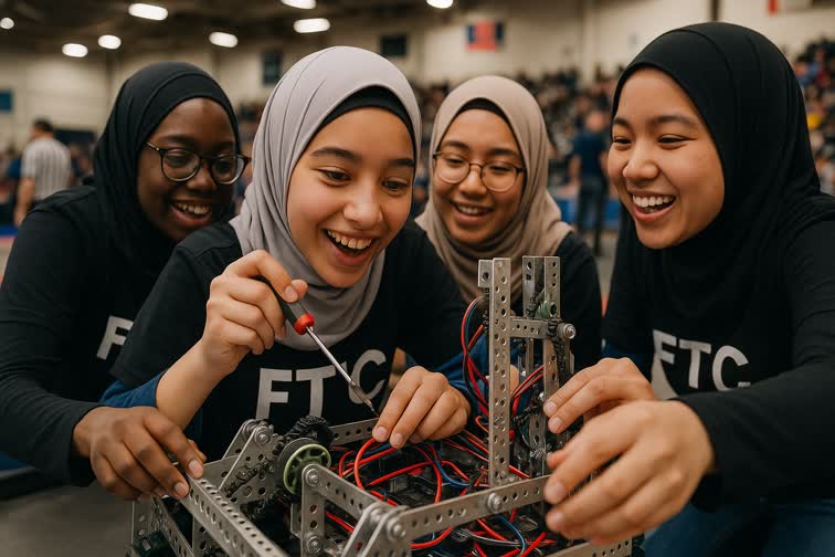 All-Muslim Girls FTC Robotics Team